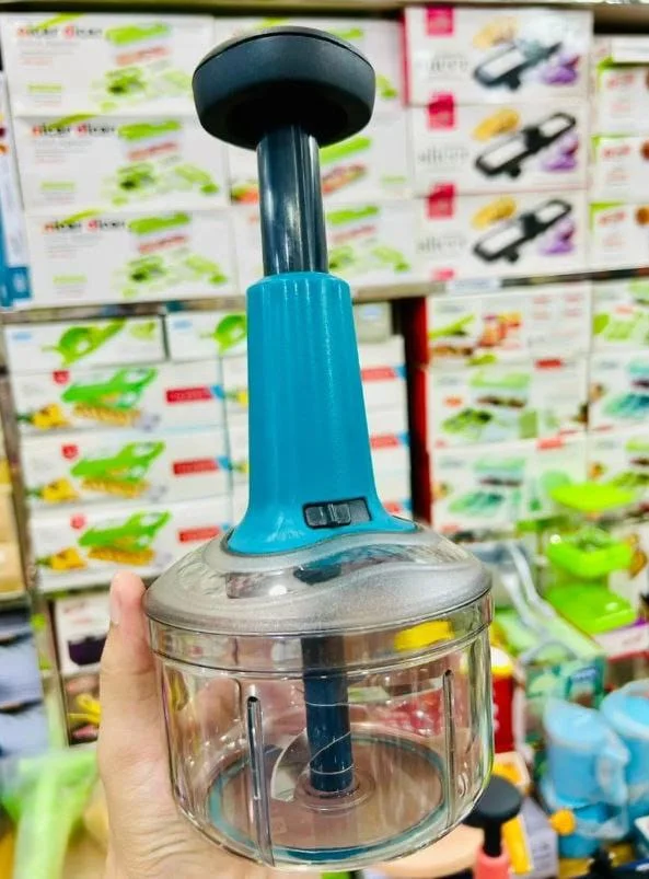 মাল্টি-ফাংশনাল হ্যান্ড চপার – চোখে পানি ছাড়া পেঁয়াজ কাটুন